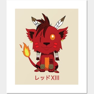 Red XIII chibi Posters and Art